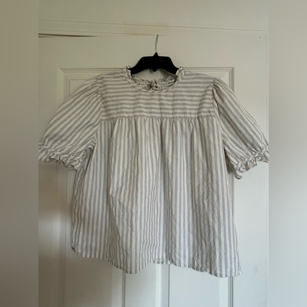 Madewell Ruffle Sleeve Top